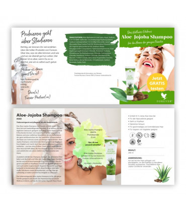 Produktmusterkarte ALOE-JOJOBA SHAMPOO