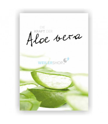 Die Kraft der Aloe vera – Plakat DIN A1