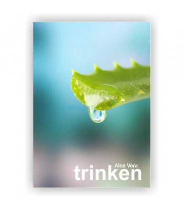 Aloe Vera trinken – Plakat DIN A1